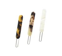 Housoutil 3 Pièces Pince à Cheveux à Boucle Léopard en Feuille D’acétate | Fixation Facile et Légère, Ornement Capillaire Sûr, pour Femme et Fille