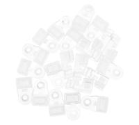 Housoutil 30 Pièces Pince de Retenue pour Vitre D'armoire en Acrylique Minimaliste, Clips de Fixation de Miroir avec Support Stable et Matériau Haute Résistance pour Montage Facile