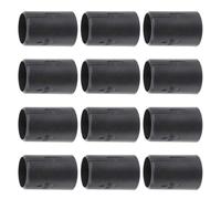 Housoutil 32 Pièces Clips Noir pour Verrouillage Étagères en Fil Métallique Support Robuste et Réglage de L'espacement en Plastique pour Maison et Balcon