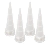 Housoutil 4 Pièces Bouchons D'étanchéité Coniques en Caoutchouc pour Tubes de Calfeutrage 12mm, Applicateur Simple à Utiliser pour Finitions Précises et Conseils de Calfeutrage