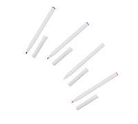 Housoutil 4 Stylos Marqueurs Blancs Professionnels pour Tatouage Pointe Fine en Plastique, Pratiques et Conviviaux pour Salon de Tatouage, Lèvres et Piercing