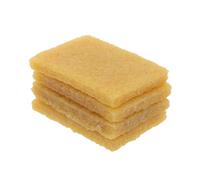 Housoutil 4pcs Gomme Artistique en Caoutchouc Jaune, Nettoyant Léger et Bien Poli pour Enlever la Colle, pour Nettoyage et Masquage Fluide en Aquarelle