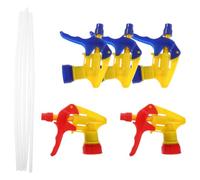 Housoutil 5 Pièces Pulvérisateur à Gâchette en Plastique Remplacement pour Bouteilles Standard, Compatible Produits Chimiques à Base D'eau et D'huile, pour Detailing Auto Couleur Aléatoire
