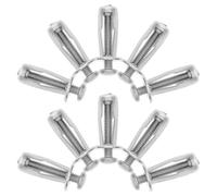Housoutil 50pcs Boulons D'expansion Métalliques à Pétale en Acier au Carbone Galvanisé pour Cloisons Sèches et Panneaux Publicitaires, Fixation Solide sans Perçage Préalable
