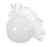 Housoutil Abat-jour Suspendu Diffuseur de Lumière Douce Blanc de Fleur en Acrylique Facile à Installer Style Moderne Nordique Bord Sculpté pour Chambre à Coucher