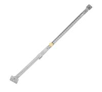 Housoutil Barre de Sécurité Télescopique pour Fenêtre Argenté en Acier Inoxydable, Limiteur D'ouverture Réglable Flexible, Angle Large Max 135°, pour Fenêtres de Chambre Cuisine