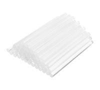 Housoutil Bâtonnets de Colle Chaude Blanc 100pcs en Résine Thermoplastique Adhésive pour Décoration Maison et Travaux de Scellement Rapide Adhérence
