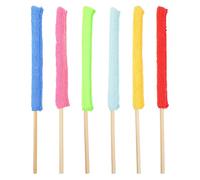 Housoutil Bâtonnets de Nettoyage Multi-Usages en Microfibre Blanche 6 Pièces pour Vitres et Recoins, Outils Pratiques Cuisine et Salle de Bain