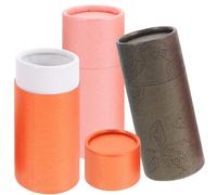 Housoutil Boîte D'emballage Tube en Papier Laminé pour 6 Flacons D'huile Essentielle 50ml, Protège Chocs, pour Coffret et Conservation