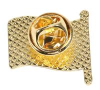 Housoutil Broche Drapeau National en Alliage Épingle Solide, Décoration Créative pour Vêtements, pour Événements Spéciaux et Usage Décontracté, Rouge Blanc Bleu