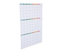 Housoutil Calendrier Mural Effaçable sans Date pour Suivi des Tâches Papier Couché, Placement Flexible pour Avancement Fitness ou Salle de Classe, 1 Set