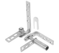 Housoutil Charnières de Porte en Acier Inoxydable à Double Rotation avec Retour Automatique, Design Semi-enterré Invisible, Pivot Haut et Bas pour Intérieur Moderne