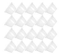 Housoutil Couvre-germoir Hydroponique en Plastique 50 Pièces pour Graines et Herbes, Design Réutilisable, Germination Serrage ou Système Hydroponique