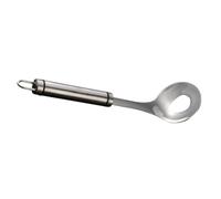 Housoutil Cuillère à Boulettes de Viande Manche Long en Acier Inoxydable Finition Miroir et Trou Suspendre, Ustensile Cuisine Pratique pour Préparation Cuisine