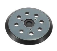 Housoutil Disque en Aluminium Dos de Ponçage Métallique à 8 Trous Auto-agrippant pour Ponceuse, Travail du Métal Plastiques