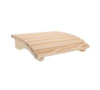 Housoutil Dossier de Sauna en Bois Beige Ergonomique pour Améliorer la Posture Relaxation, Oreiller de Soutien Cervical Confortable Adapté Sauna et Spa