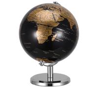 Housoutil Globe Terrestre Aide à L'apprentissage en Fer avec Socle Lesté Vintage avec Noms de Pays Clairs, Décoration Sophistiquée pour Étudiants pour Bibliothèque ou Bureau