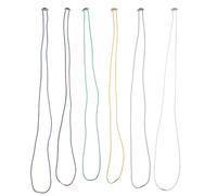 Housoutil Grands Élastiques en Caoutchouc Support Paquet Poubelle Polyvalent et Facile à Utiliser Lot de 6 pour Poubelle 40-96 Gallons pour Camping et Fêtes