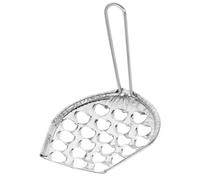 Housoutil Grattoir Outil de Grattage en Acier Inoxydable Argenté, Résistant la Rouille, Facile à Utiliser Design en Maille Métallique 23 Cuisine