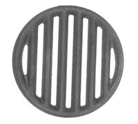 Housoutil Grille pour Barbecue en Fonte Ronde, Accessoires de Grille, 15cm, pour Foyer Extérieur, Camping et Outdoor, Facile à Entretenir, Design Peu Encombrant