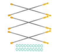 Housoutil Lance de Pulvérisation Télescopique avec Raccord M14x1.5 en Acier Inoxydable Extension Compacte Pulvérisation Uniforme pour Jardinage pour Fermes Solide