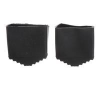 Housoutil Lot De 2 Couvre-Pieds D'Échelle Antidérapants en Caoutchouc 1.69X1.65X0.91 Pouces Protection Sol Stabilité Renforcée Facile À Installer