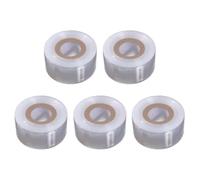 Housoutil Lot de 5 Rouleaux de Ruban de Greffage pour Plantes en PE Blanc, Film Étirable Imperméable et Respirant pour Branches, pour Greffage et Réparation