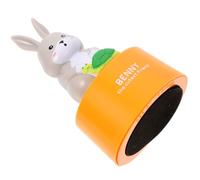 Housoutil Minuteur Cuisine Mécanique Compte à Rebours et Calibration Claire Orange en ABS et Métal, Minuterie Mignonne pour Cuisson et Entraînement des Habitudes