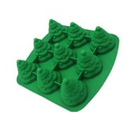 Housoutil Moule à Gâteau en Silicone 3d Sapin de Noël, Moule à Pâtisserie Pratique et Antiadhésif pour Chocolat et Bonbons, pour Fêtes de Noël