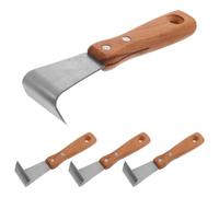 Housoutil Outil à Écorcer 4pcs Portable en Bois et Acier pour Gratter L'écorce des Arbres Fruitiers, pour Jardinage Extérieur et Entretien de Patio