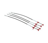 Housoutil Outils De Nettoyage Pour Déboucheurs De Canalisations Multifonctionnels En Plastique Pliables, Griffe De Nettoyage De Drain Flexible, Kit 4 Pièces Cuisine Et Salle De Bain