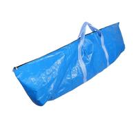 Housoutil Paquet de Rangement Pliable et Bleu en Tissu Tissé Poignées Doubles Fermeture Éclair Résistante pour Auvent de Terrasse pour Garage et Usage Extérieur