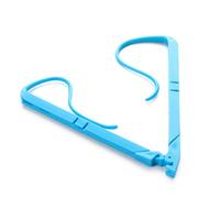 Housoutil Pince Porte-Page de Livre Portable Support de Lecture à Pince Réglable en PP Bleu Taille de Poche, pour Livres de Musique et Présent
