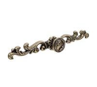 Housoutil Poignée de Tiroir et Manche Allongé Vintage en Alliage de Zinc Or Design Européen Antique, Durabilité Exceptionnelle pour Armoires et Meubles Classiques