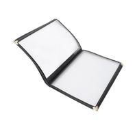 Housoutil Protège-livre de Recettes A4 en PVC Transparent, Menu Portable | Étui Imperméable et Résistant à L’huile, Format Compact pour Cafés et Hôtels, Pratique au Quotidien