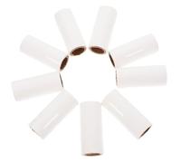 Housoutil Recharge Rouleau Adhésif pour Poils D'animaux 9pcs Blanc 30 Feuilles par Rouleau Papier Adhésif pour Voiture Bureau Enlève Poils et Poussière