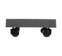 Housoutil Soucoupe Roulante Carrée en Plastique avec roulettes Robustes pour Pots de Fleurs, Collecte d'eau, Support Mobile pour Plantes en Intérieur