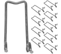 Housoutil Support de Barre D'armature en Acier Robuste Facile à Transporter et Déplacer Lot de 20 Pièces pour Chantier de Construction