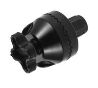 Housoutil Support de Plafond en Plastique Noir pour Cadre de Balançoire de Jardin Auvent Réglable avec Vis D'engrenage pour Usage Extérieur Terrasse