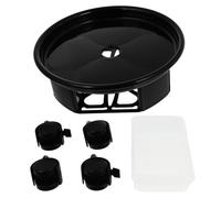 Housoutil Support Pot de Fleurs Plastique avec roulettes Plateau à Soucoupe Anti-Corrosion pour Jardinière Balcon et Intérieur Stable et Résistant pour Plantes Succulentes et Bonsaïs Roues