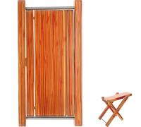 Housoutil Tabouret de Pédicure en Bambou Repose-Pieds Ergonomique et Réglable en Hauteur, pour Salon de Soins des Pieds et Usage Personnel à Domicile