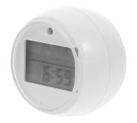 Housoutil Thermomètre de Bain Flottant Blanc Étanche Ipx6 Batterie Bouton Intégré pour Mesurer la Température de L'eau et Bain de Glace Léger en Pp