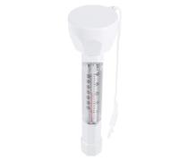 Housoutil Thermomètre Flottant Température de L'eau en Plastique Blanc Mesure Précise Plage de Test Étendue pour Piscine et Spa pour Bassin et Bain