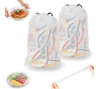 Housse Alimentaire Jetable, Couvre Plat Elastique, Film Alimentaire Reutilisable, Stretch Bowl Covers, Facile à Utiliser, pour Vaisselle, Cuisine, Pique-Niques (A*200PCS)