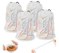 Housse Alimentaire Jetable, Couvre Plat Elastique, Film Alimentaire Reutilisable, Stretch Bowl Covers, Facile à Utiliser, pour Vaisselle, Cuisine, Pique-Niques (A*400PCS)