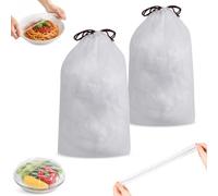 Housse Alimentaire Jetable, Couvre Plat Elastique, Film Alimentaire Reutilisable, Stretch Bowl Covers, Facile à Utiliser, pour Vaisselle, Cuisine, Pique-Niques (B*200PCS)