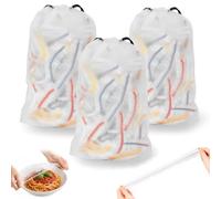 Housse Alimentaire Jetable, Couvre Plat Elastique, Film Alimentaire Reutilisable, Stretch Bowl Covers, Facile à Utiliser, pour Vaisselle, Cuisine, Pique-Niques (A*300PCS)