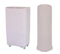 Housse anti-poussière élastique pour refroidisseur d'air, unité de climatisation portable, tissu de soie de lait, fermeture par cordon de serrage, armoire carrée 35 x 30 x 65 cm (50 x 35 x 90 cm)