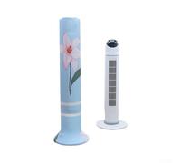 Housse anti-poussière élastique pour ventilateur tour (C) 120 cm | Fabriqué en polyester, lavable en machine, séchage rapide, matériau réutilisable, utilisation durable