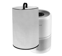 Housse anti-poussière en tissu nylon robuste compatible avec purificateur d'air LEVOIT Core 200S-P/Core 200S/BlueAir Pure 511 (gris argenté)